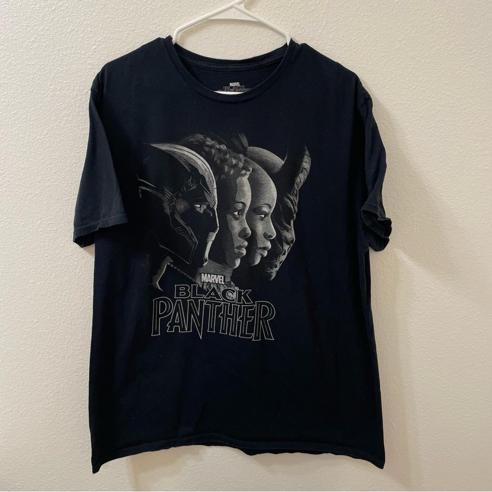 Marvel black panther graphic t shirt black xl